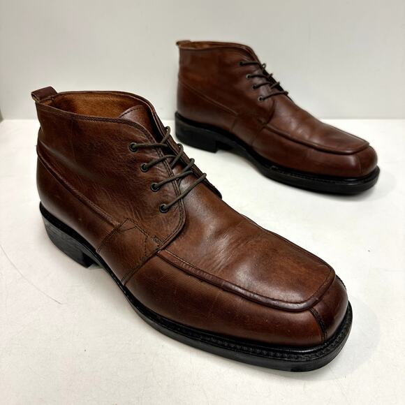 VERY GOOD VINTAGE Shellys London Chukka Boot Apron Toe Made in England 12 EU 46 - Picture 4 of 13